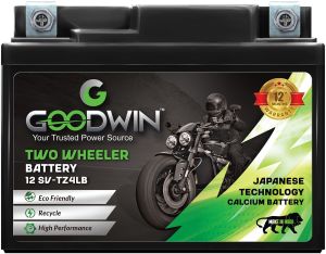 Goodwin Two Wheeler Battery 12 SV-TZ4LB, Japanese Technology