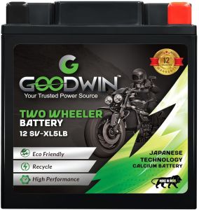 Goodwin Two Wheeler Battery 12 SV-XL5LB, Japanese Technology