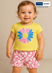 Girls Shorts Top Set