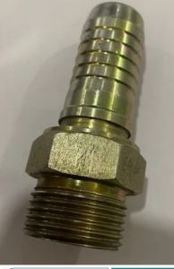 Coated MS Threaded 1inch Hex Nipple, Shape : Round