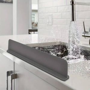 Polished Silicon Modern Sink Splash Guard space-saving Countertops