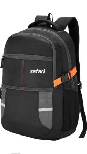 Leather Safari Backpack Bags, Color : Black Medium for Everyday Use