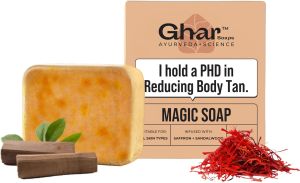 Ghar Soaps Magic Soap Sandal Wood And Saffron Detan