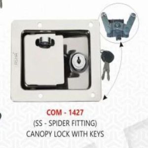 COM-1427 (SS-SPIDER Fitting) Canopy Lock WITH Keys