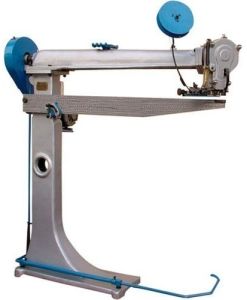 Mild Steel Semi Automatic Box Stitching Machine, Color : Grey