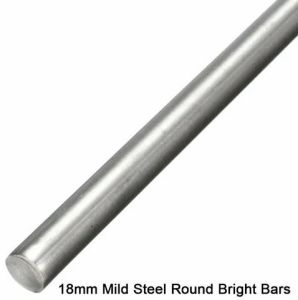 18mm Mild Steel Round Bright Bar, Color : Silver for Construction
