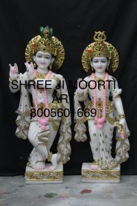 Lord Radha Krishna Marble Statue