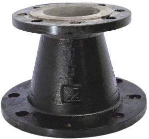 Carbon Steel Double Flange Concentric Reducer, Color : Black