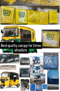 Three Wheeler Rexine Hood