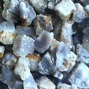 Non Polished Agate Lumps, Color : Blue & White Standard