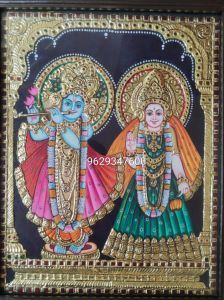 Radha Krishna Tanjore Paintings