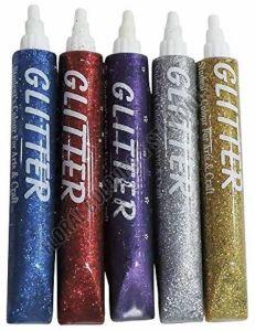 Glitter-infused Adhesive Glitter 5 Tube Craft Glue Set