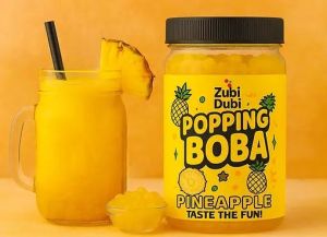 Pineapple Boba Pearls, Brand Name : Zubi Dubi, Taste : Sweet