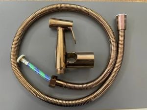 Gloss Brass Health Faucet, Color : Gold