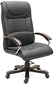 Black Leather Executive  Chair
