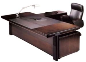 Dark Oak Finish Executive Table