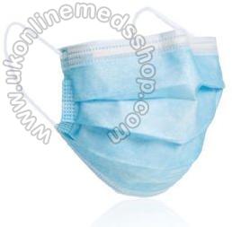 Non Woven 3ply Surgical Face Mask, Packaging Type : Blue