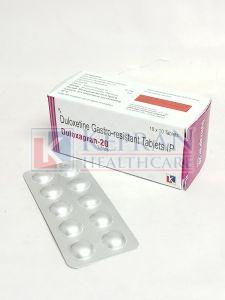 Duloxapran 20mg Duloxetine Gastro Resistant Tablets