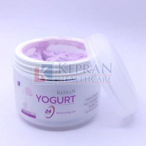 Kepran Yogurt Moisturizing Gel, Color : White, Packaging Type : Jar