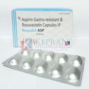 Rosustol ASP Aspirin Rosuvastatin Capsules, Packaging Type : Strips