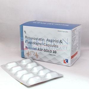 Rosustol ASP Gold 10 Capsules, Packaging Type : Strips