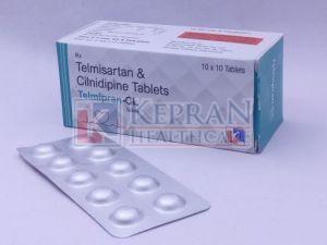 Telmipran Cl Telmisartan Cilnidipine Tablets for Hypertension Treatment