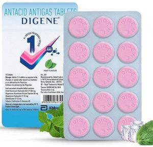 Digene Chewable Tablets, Color : Pink, Packaging Type : Strips