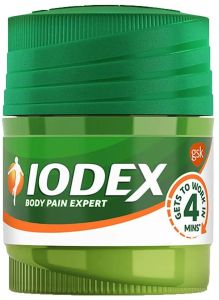 Iodex Pain Relief Balm, Color : Light Green, Packaging Type : Bottle