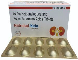 Nefrolad Keto Amino Acid Tablets, Packaging Type : Strips