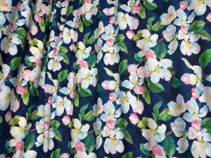 Pure Cotton Floral Digital Printed Fabric, Color : Multicolor