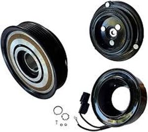 Metal Alloy Car AC Clutch Assembly, Color : Black