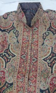 Printed Kashmiri Kani Wool Coat