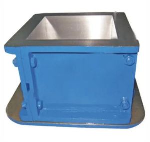 Mild Steel Concrete Cube Mould, Color : Blue 150x150x150 Mm