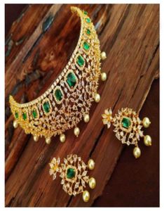 Gold Plated Bridal Necklace Set