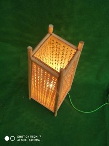 Bamboo Night Table Lamp, Color : Natural for Lighting