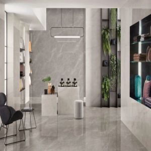 Dallas Grey Glossy Vitrified Tiles