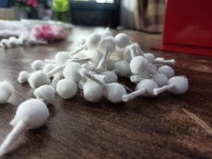 Round Cotton Wicks, Color : White, Packaging Type : Box