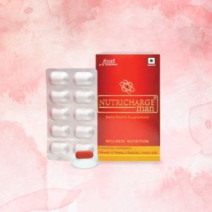 Nutricharge Nutritional Supplements, Color : White, Form : Capsules