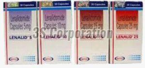 LENALIDOMIDE CAPSULES 5,10,15 & 25 MG, For Clinical, Hospital Etc., Grade Standard : Medicine Grade