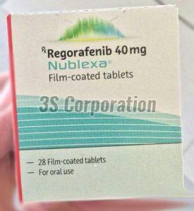 NUBLEXA REGORAFENIB 40MG TABLET, Packaging Type : Plastic Bottle