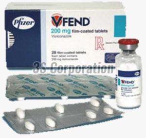 VFEND 200 MG TABLET, Packaging Type : Plastic Bottle