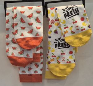 Fruit Theme Printed Socks