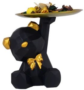 Platter Cool Dog Showpiece