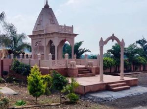 Plain Polished Sandstone Sand Stone Temple with Gate for Workship