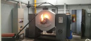 500 Kg  Aluminum Tilting Rotary Furnace