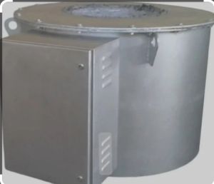 Aluminum Electric Crucible Furnace, Color : Grey