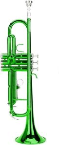 Sheery Professional TRU-15 Green Bb Trumpet Set