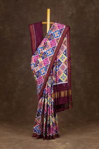 Multi Colour Patan Patola Silk Saree