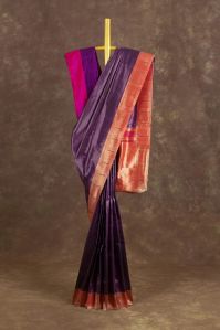 Purple Paithani Silk Saree