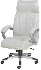 High Back White Executive Chair